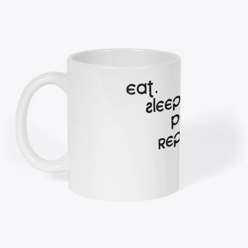 eat sleep power bi repeat tee